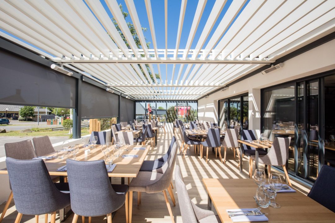 Pergola Bio-climatique Restaurant Le Butcher