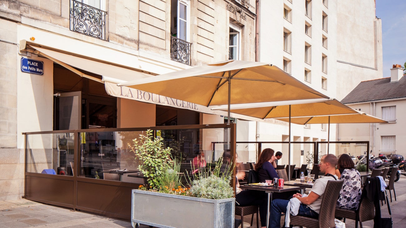 Parasol Cortina - Boulangerie à Nantes