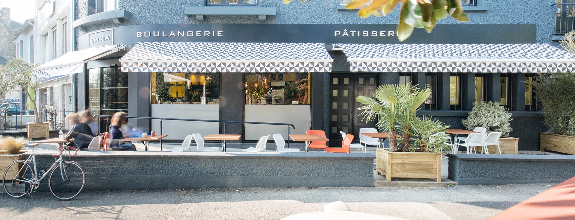 Store Banne Antibes - Boulangerie Emma à Nantes (44) par Espacio