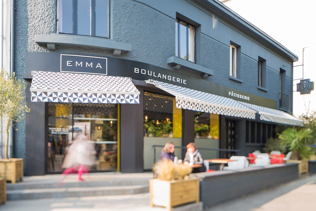 Store Banne Antibes à la patisserie Emma à Nantes par Espacio