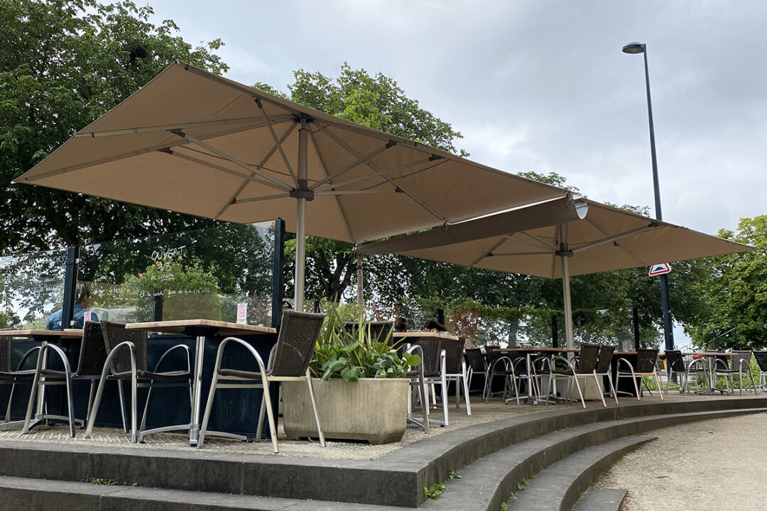 Parasols Style au Waldeck à Nantes par Espacio